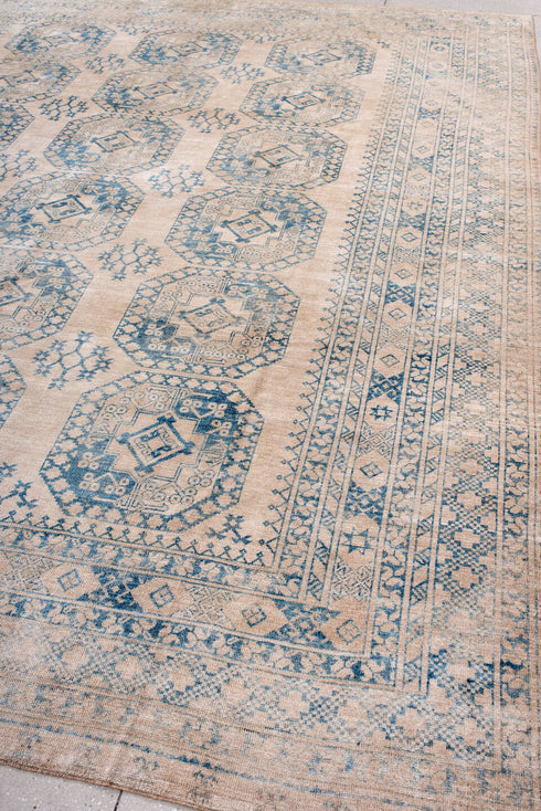 Antique Afghan Area Rug (9' x 11')